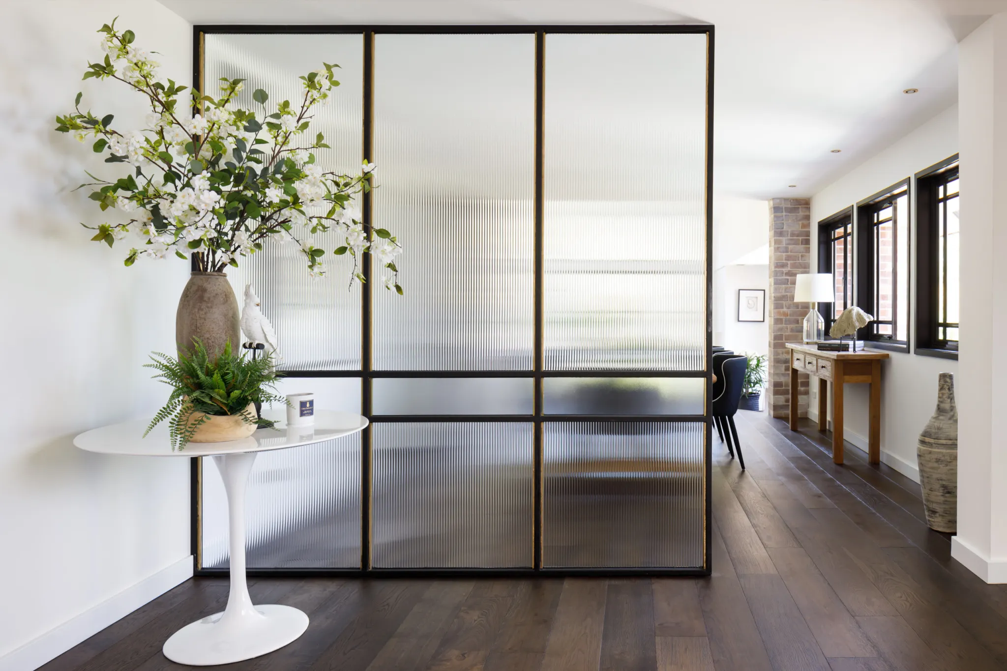 Reeded Glass Ideas for Privacy While Preserving Natural Light
